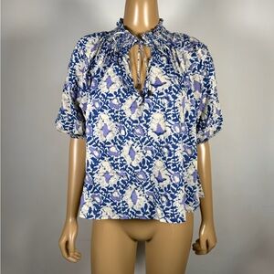 Free People Women’s Size Extra Small XS Willow Printed Blouse